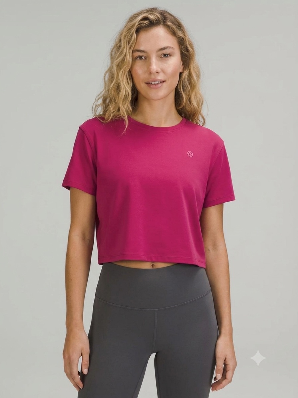 Lululemon High-Neck Running and Training T-Shirt in Lip Gloss? Size 6